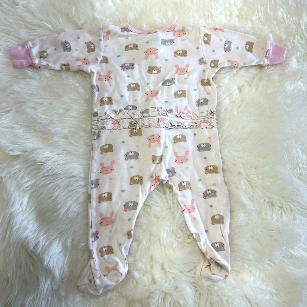 Gerber 3-6 Months Baby Girl Footies
